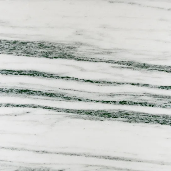 Đá marble cắt tĩnh mạch dẫn đến hình dạng sọc, tuyến tính. 